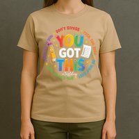Test Day You Got This Rock The Test Teacher Testing Day T-Shirt