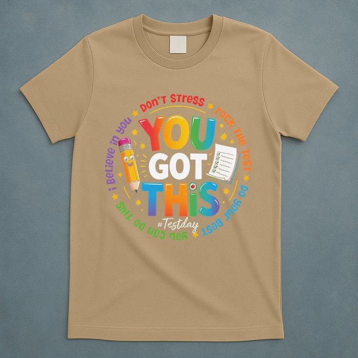 Test Day You Got This Rock The Test Teacher Testing Day T-Shirt