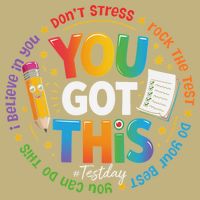 Test Day You Got This Rock The Test Teacher Testing Day T-Shirt