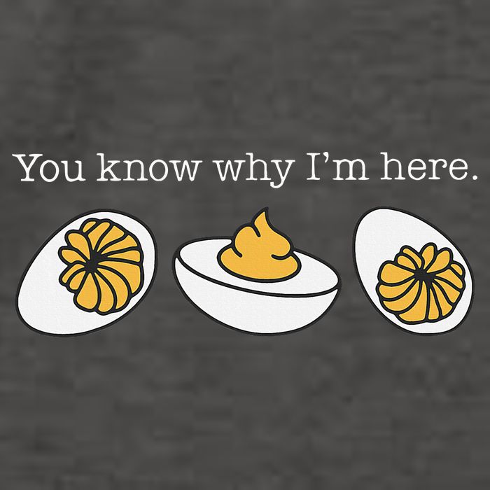 Thanksgiving Dinner You Know Why IM Here Deviled Egg Vector Backpack