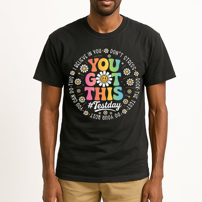 Test Day You Got This Rock The Test Teacher Testing Day Tall T-Shirt