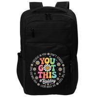 Test Day You Got This Rock The Test Teacher Testing Day Impact Tech Backpack