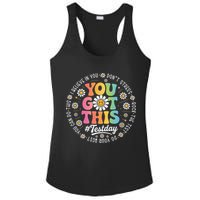 Test Day You Got This Rock The Test Teacher Testing Day Ladies PosiCharge Competitor Racerback Tank