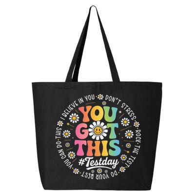 Test Day You Got This Rock The Test Teacher Testing Day 25L Jumbo Tote