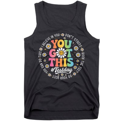 Test Day You Got This Rock The Test Teacher Testing Day Tank Top