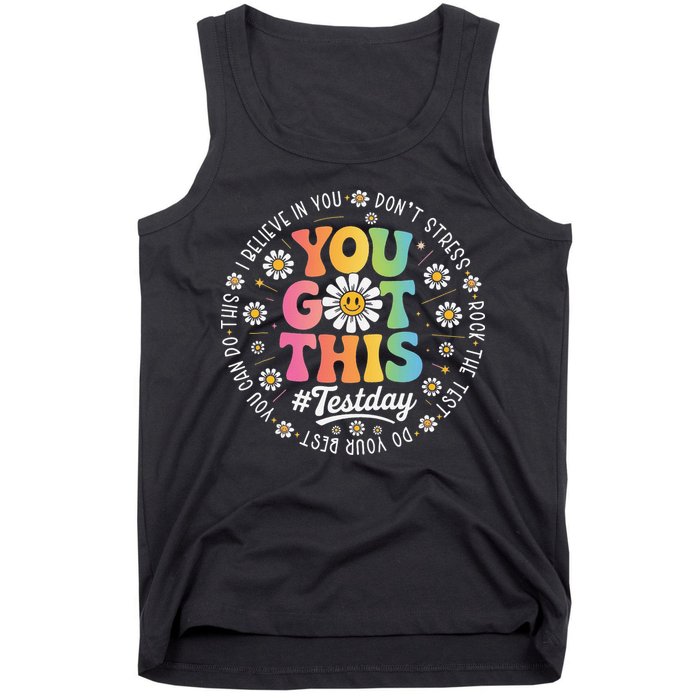 Test Day You Got This Rock The Test Teacher Testing Day Tank Top