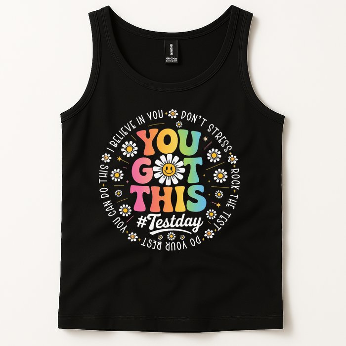 Test Day You Got This Rock The Test Teacher Testing Day Tank Top