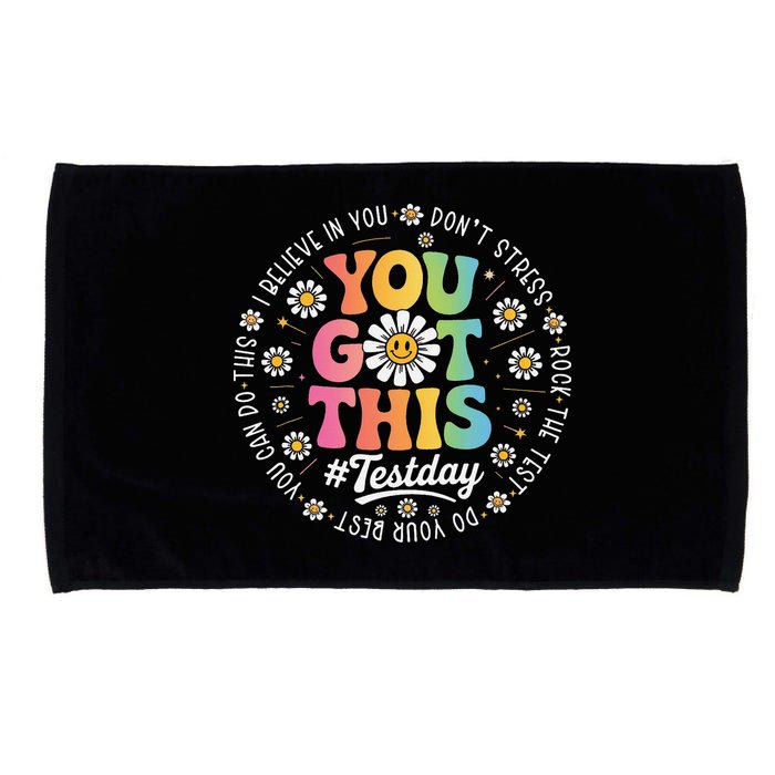 Test Day You Got This Rock The Test Teacher Testing Day Microfiber Hand Towel