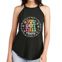 Test Day You Got This Rock The Test Teacher Testing Day Women's Perfect Tri Rocker Tank