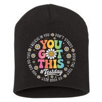 Test Day You Got This Rock The Test Teacher Testing Day Short Acrylic Beanie
