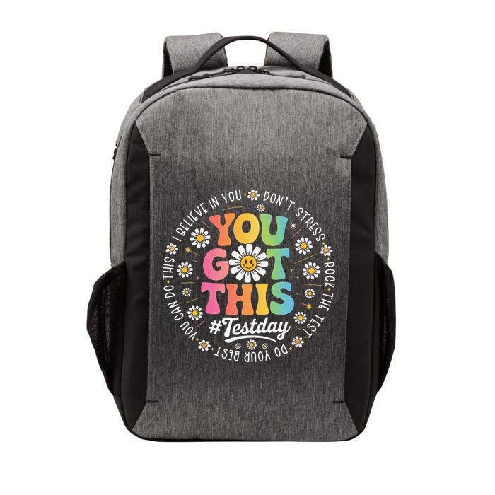 Test Day You Got This Rock The Test Teacher Testing Day Vector Backpack