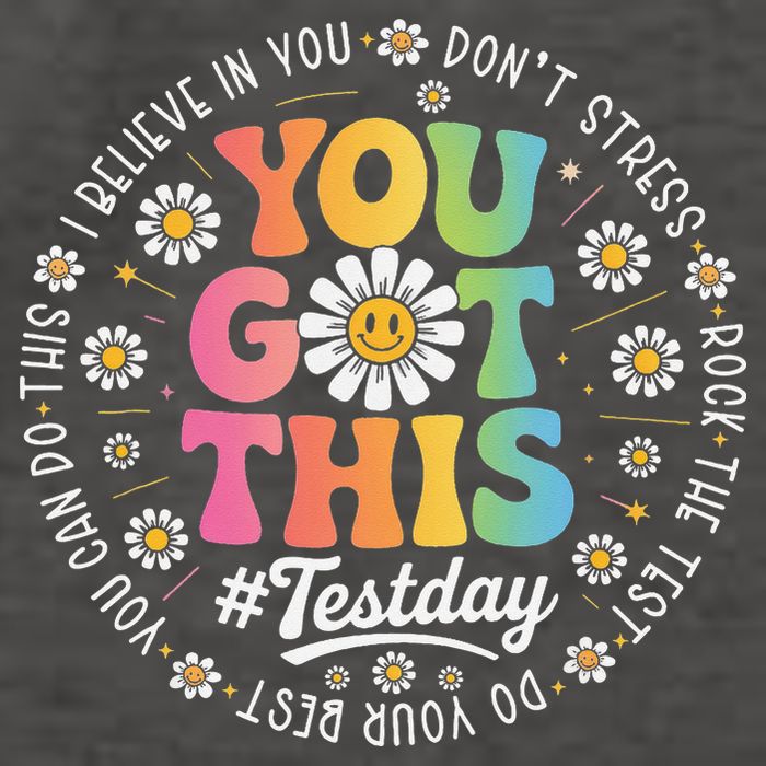 Test Day You Got This Rock The Test Teacher Testing Day Vector Backpack
