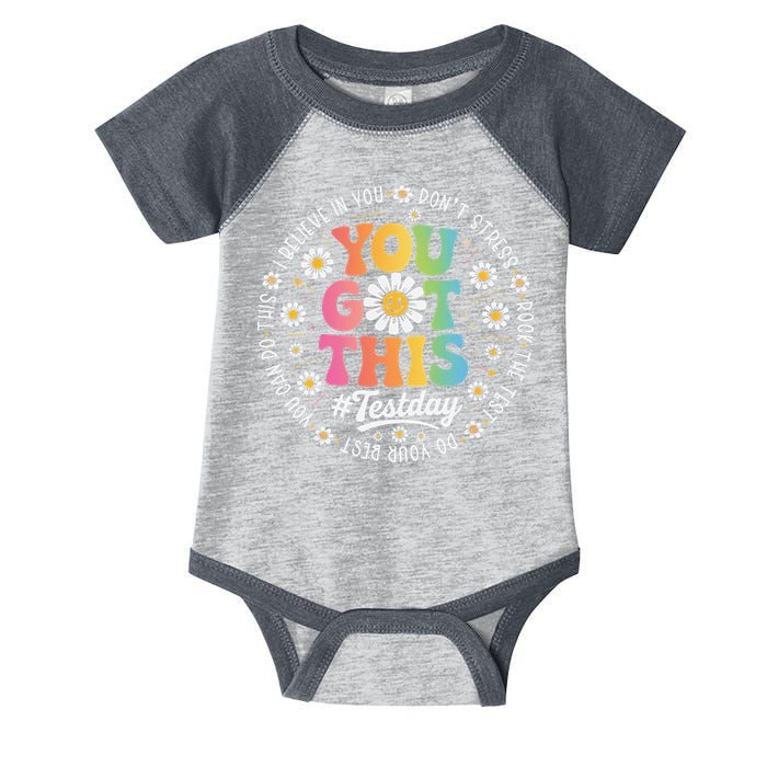 Test Day You Got This Rock The Test Teacher Testing Day Infant Baby Jersey Bodysuit