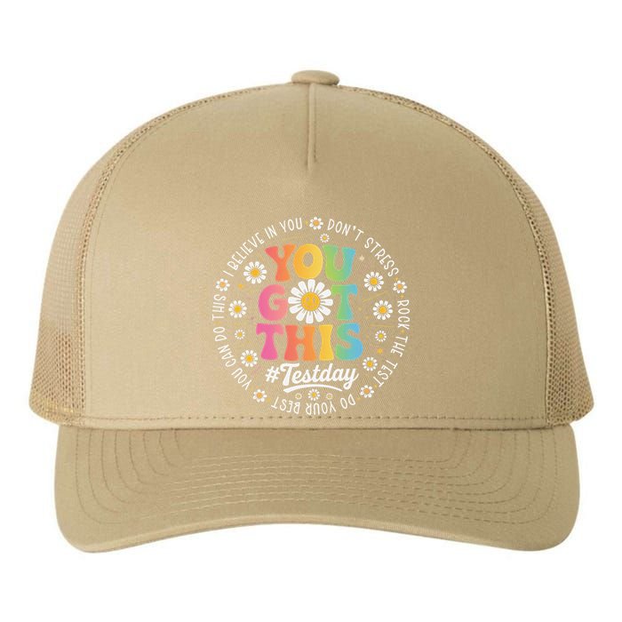 Test Day You Got This Rock The Test Teacher Testing Day Yupoong Adult 5-Panel Trucker Hat