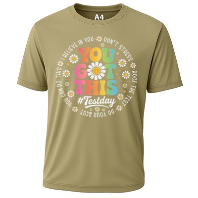 Test Day You Got This Rock The Test Teacher Testing Day Cooling Performance Crew T-Shirt