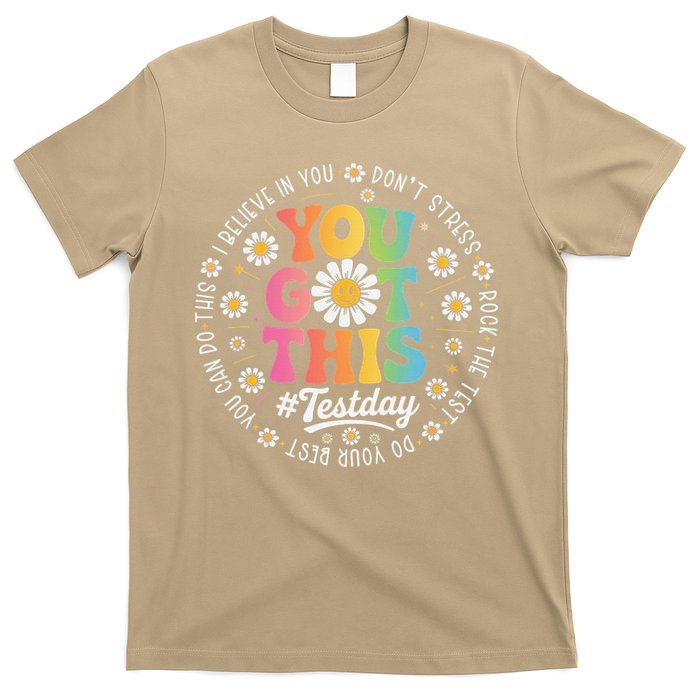 Test Day You Got This Rock The Test Teacher Testing Day T-Shirt