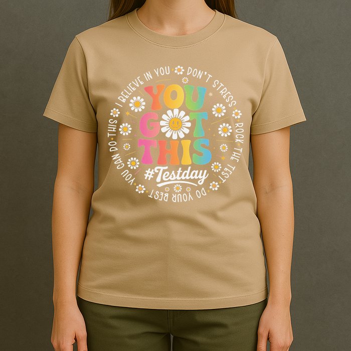Test Day You Got This Rock The Test Teacher Testing Day T-Shirt