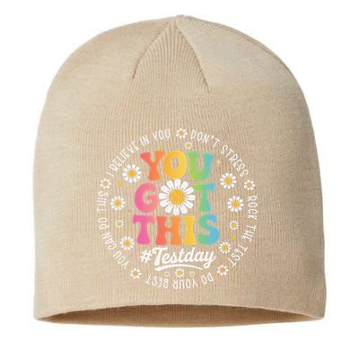 Test Day You Got This Rock The Test Teacher Testing Day Sustainable Beanie