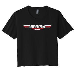 The Danger Zone Women's Crop Top Tee