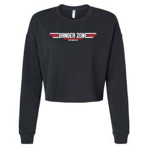 The Danger Zone Cropped Pullover Crew