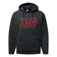 Te Amo Performance Fleece Hoodie