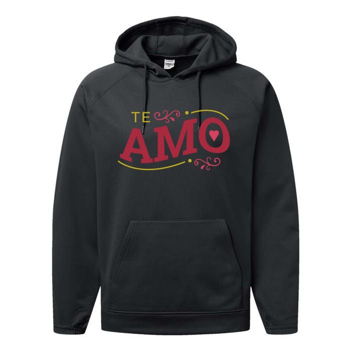 Te Amo Performance Fleece Hoodie