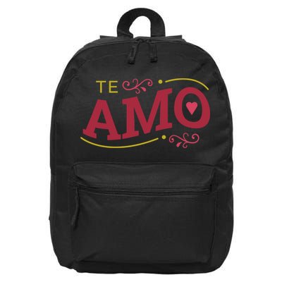 Te Amo 16 in Basic Backpack