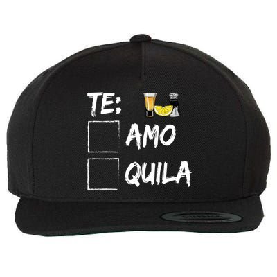 Te Amo Tequila Wool Snapback Cap