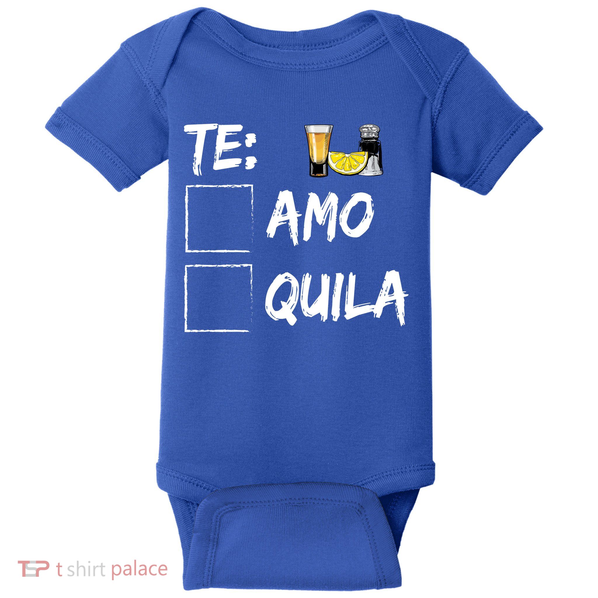 Te Amo Tequila Baby Bodysuit