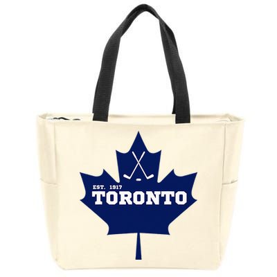 Toronto Est 1917 Sports Hockey Team Athletic Novelty Zip Tote Bag