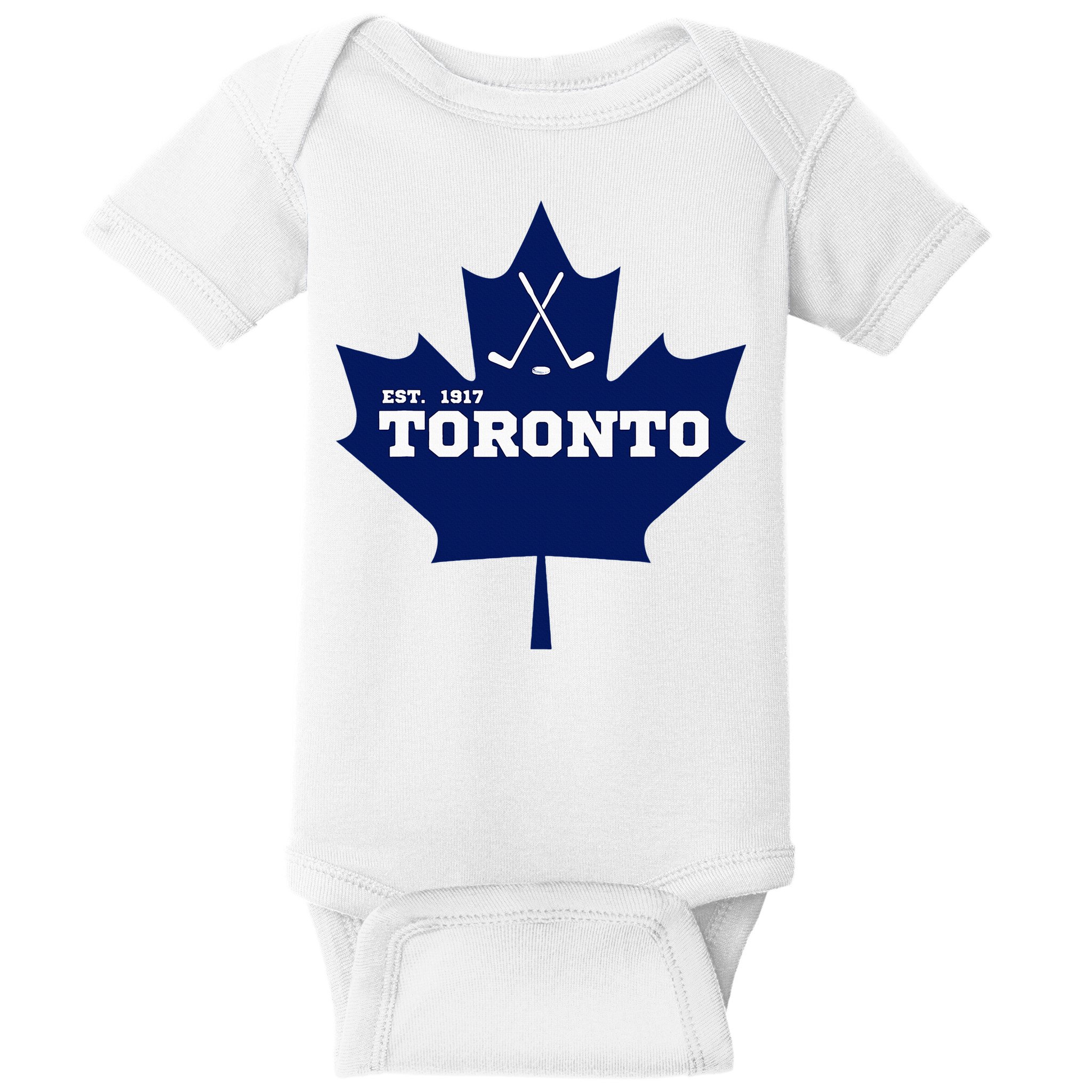 Toronto Est 1917 Sports Hockey Team Athletic Novelty Baby Bodysuit