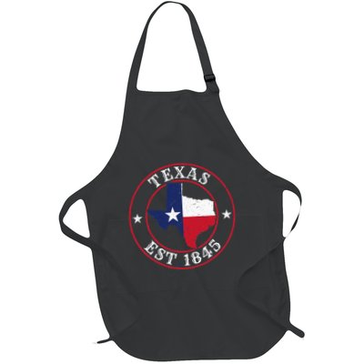 Texas Est 1845 Texan Home State Texas Pride Apron