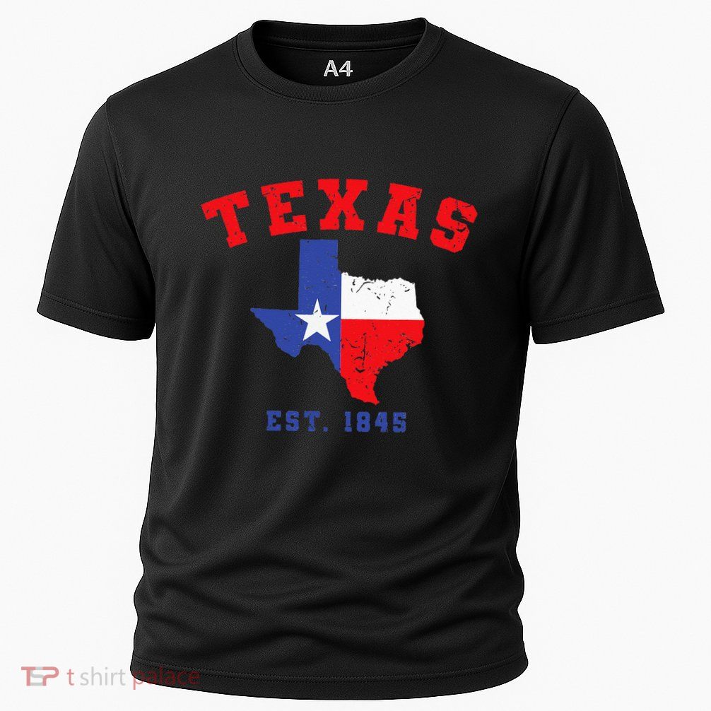 Texas Est 1845 Texas Pride Home State Texan Performance Shirt