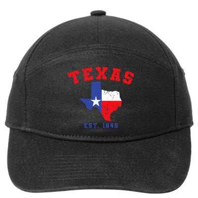 Texas Est 1845 Texas Pride Home State Texan 7-Panel Snapback Hat