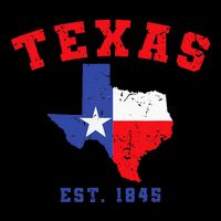 Texas Est 1845 Texas Pride Home State Texan Drawstring Bag