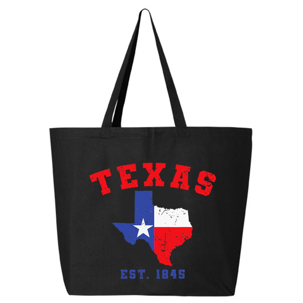 Texas Est 1845 Texas Pride Home State Texan 25L Jumbo Tote