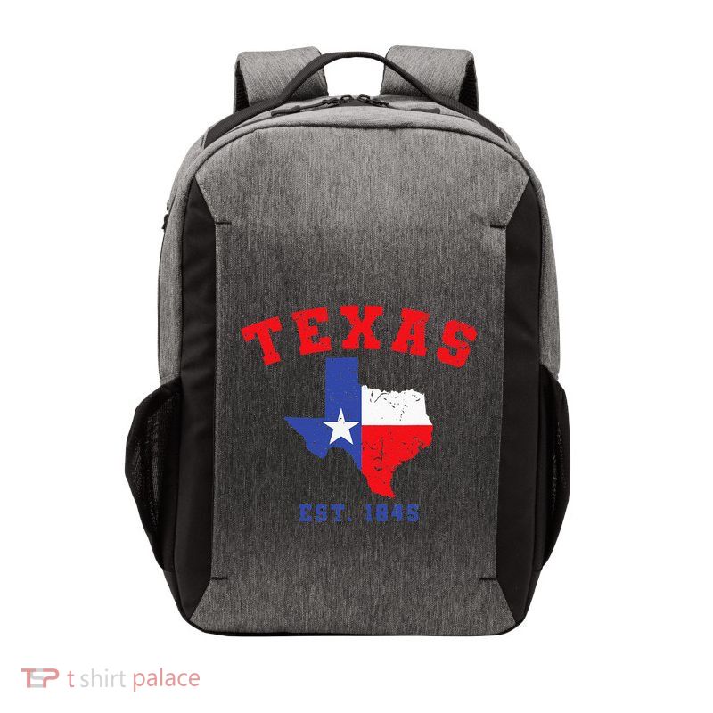 Texas Est 1845 Texas Pride Home State Texan Vector Backpack