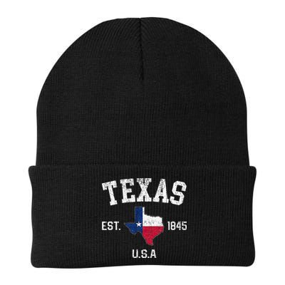 Texas Est 1845 Texas State Flag Map Texan Pride Beanie