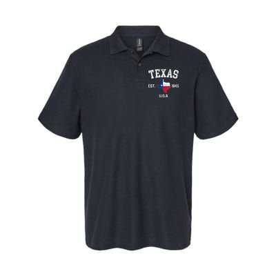 Texas Est 1845 Texas State Flag Map Texan Pride Polo