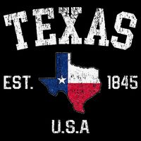 Texas Est 1845 Texas State Flag Map Texan Pride 16 in Basic Backpack