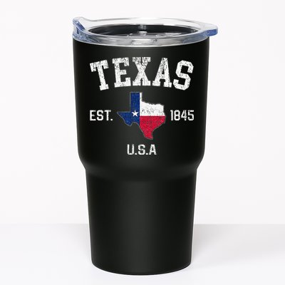 Texas Est 1845 Texas State Flag Map Texan Pride Tumbler