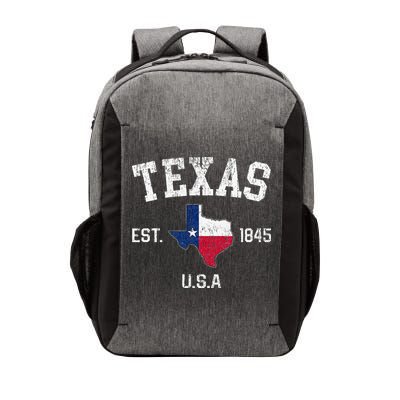 Texas Est 1845 Texas State Flag Map Texan Pride Vector Backpack