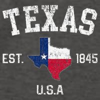 Texas Est 1845 Texas State Flag Map Texan Pride Vector Backpack