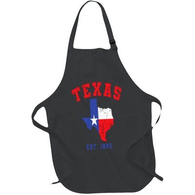 Texas Est. 1845 Texas Pride Home State Texan Apron