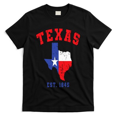 Texas Est. 1845 Texas Pride Home State Texan T-Shirt