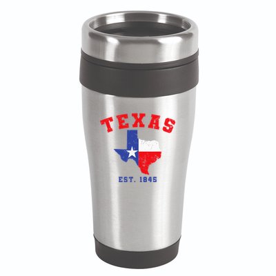 Texas Est. 1845 Texas Pride Home State Texan 16oz Travel Tumbler