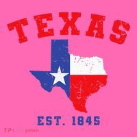 Texas Est. 1845 Texas Pride Home State Texan Stripe Pom Pom Beanie