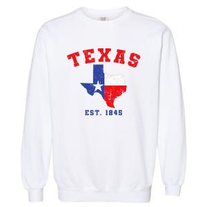 Texas Est. 1845 Texas Pride Home State Texan Garment-Dyed Sweatshirt