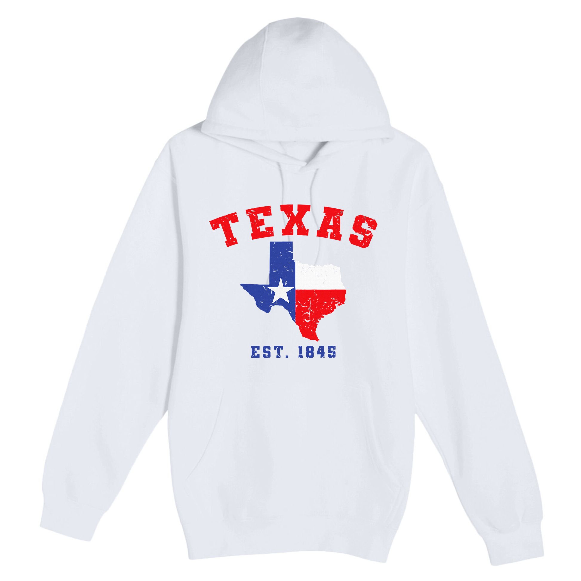 Texas Est. 1845 Texas Pride Home State Texan Premium Pullover Hoodie