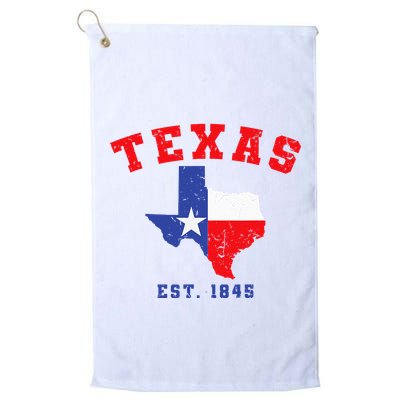 Texas Est. 1845 Texas Pride Home State Texan Golf Towel